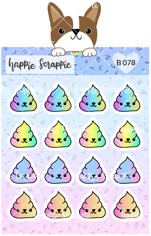 Planner Stickers : Winnie's Poop