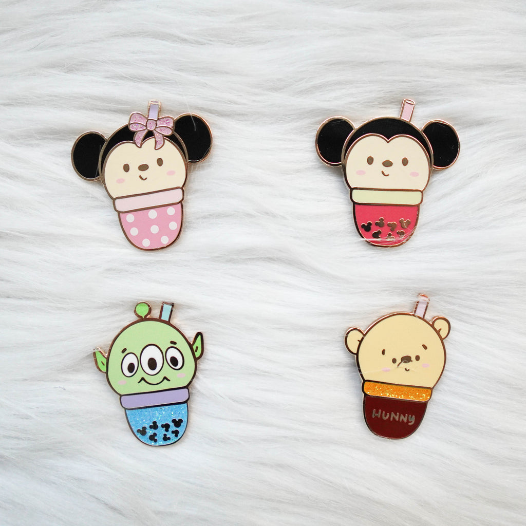 Pins : Magic Boba //  Magnetic Backing